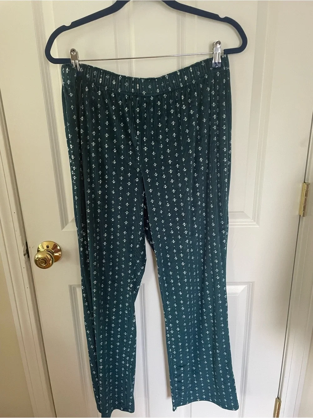Nicole Miller Teal Printed Women's Pajama Set